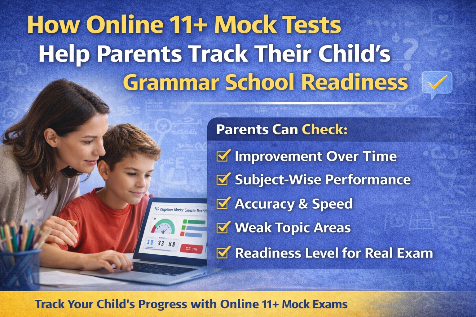 How Online 11+ Mock Tests Help Parents Track Their Child’s Grammar School Readiness