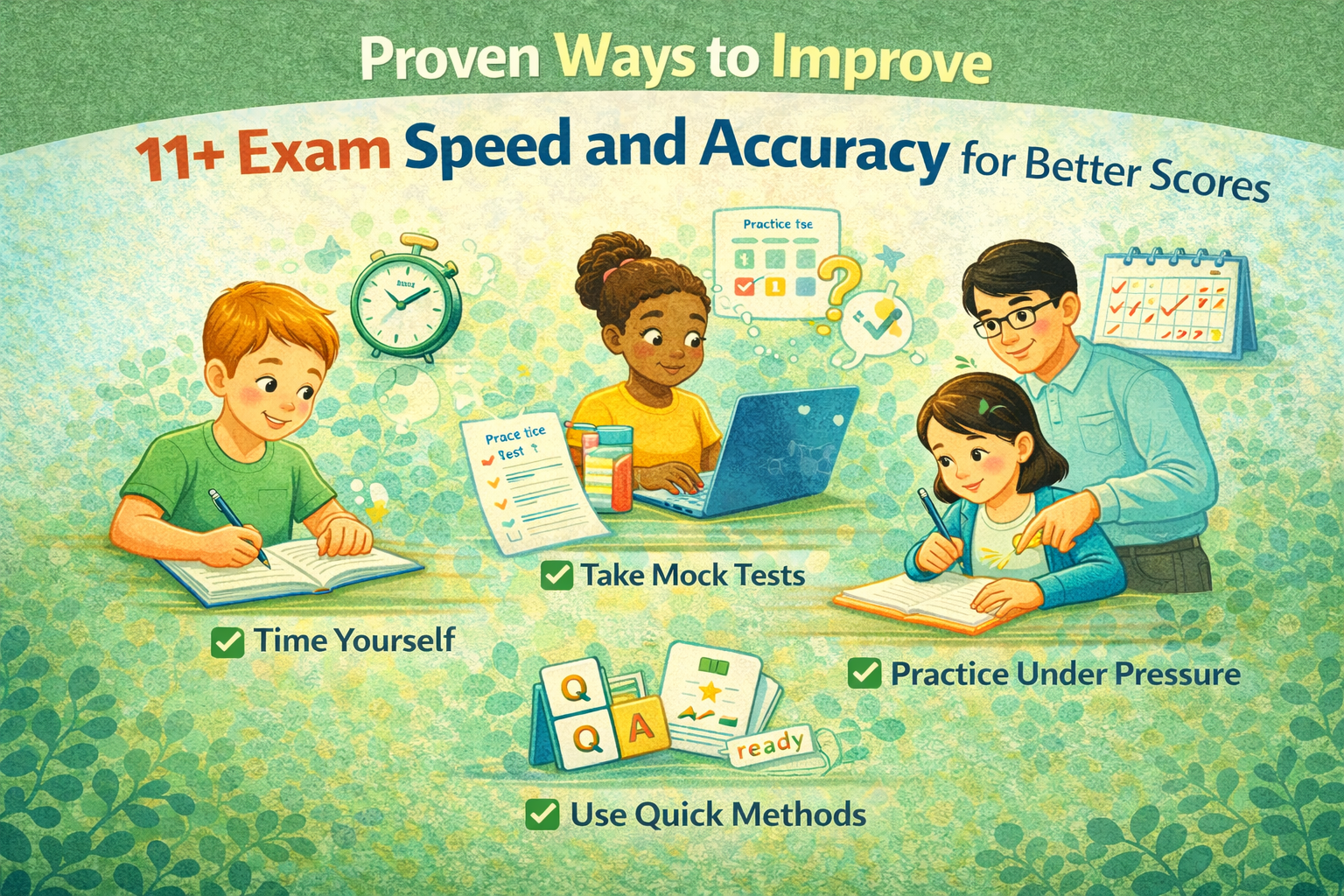 improve 11 plus exam speed and accuracy with mock exam practice