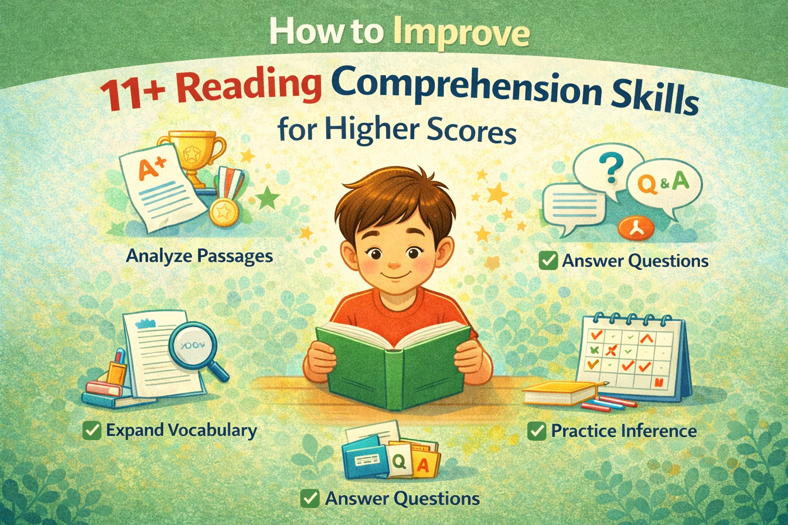 improve 11 plus reading comprehension with practice and mock tests