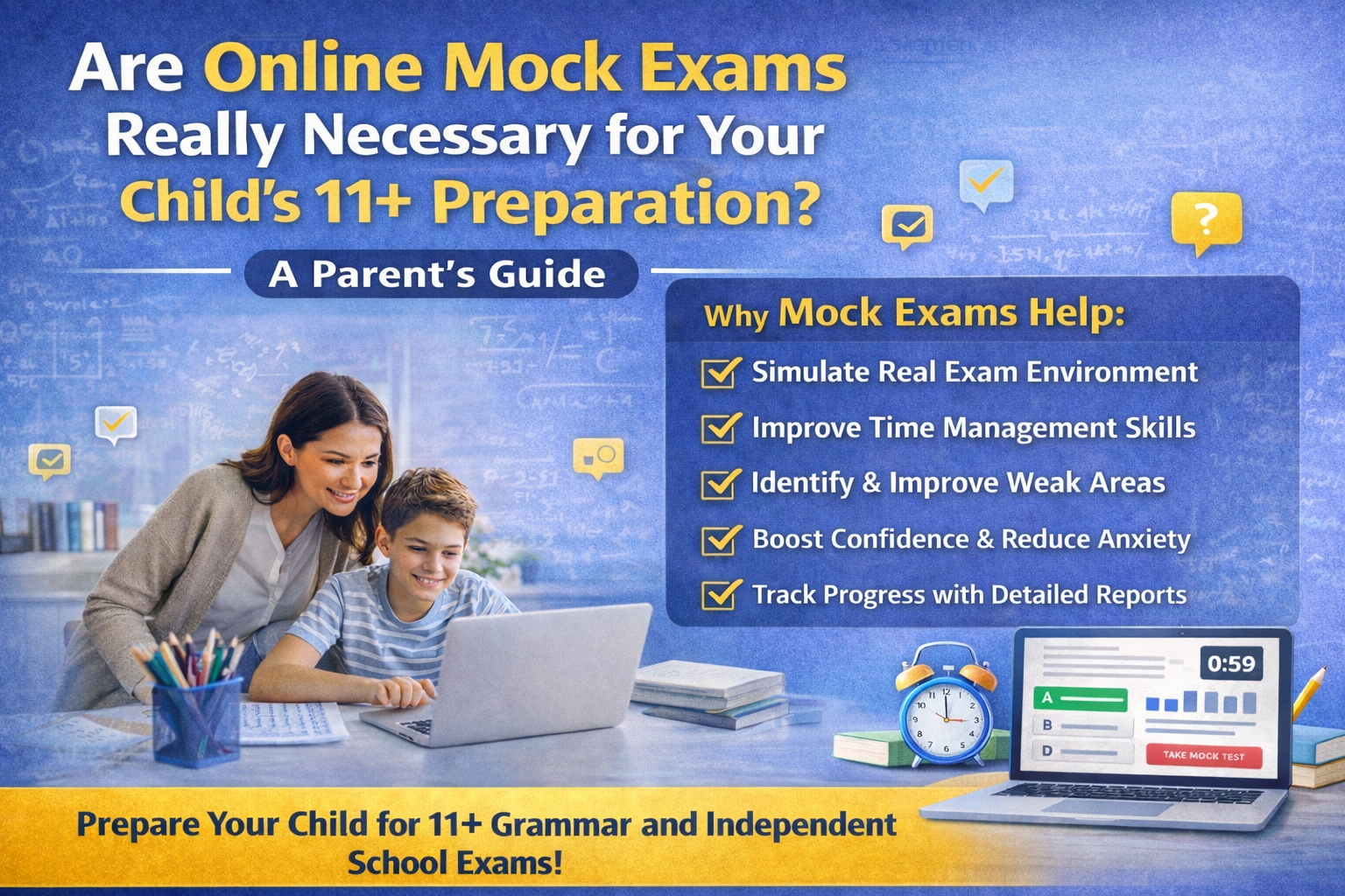 Are Online Mock Exams Necessary for 11+ Preparation? Parent Guide