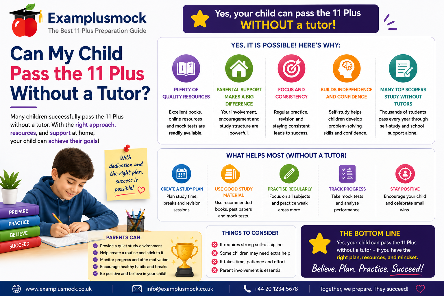 Can My Child Pass the 11 Plus Without a Tutor?