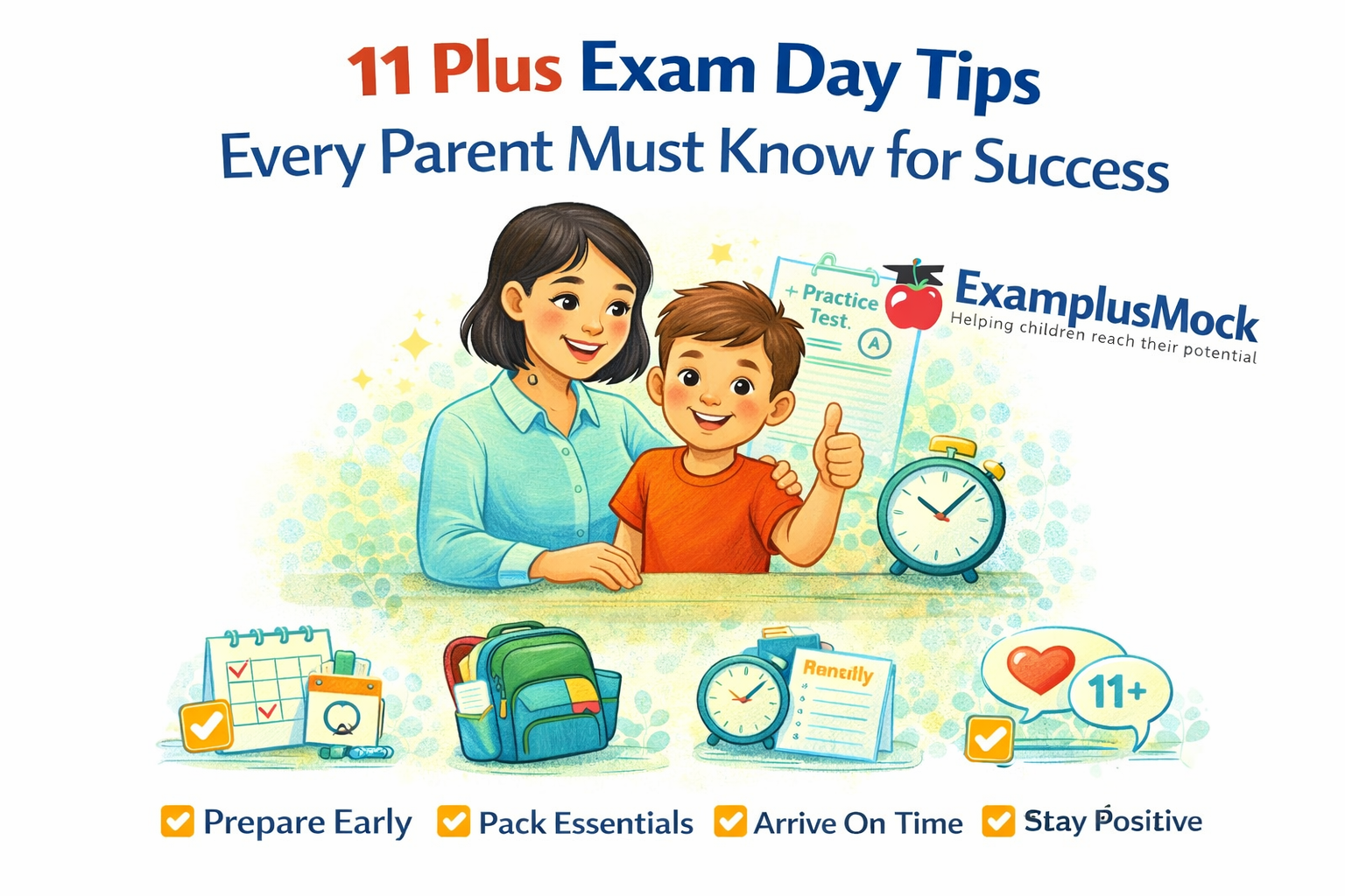 11 Plus Exam Day Tips Every Parent Must Know for Success