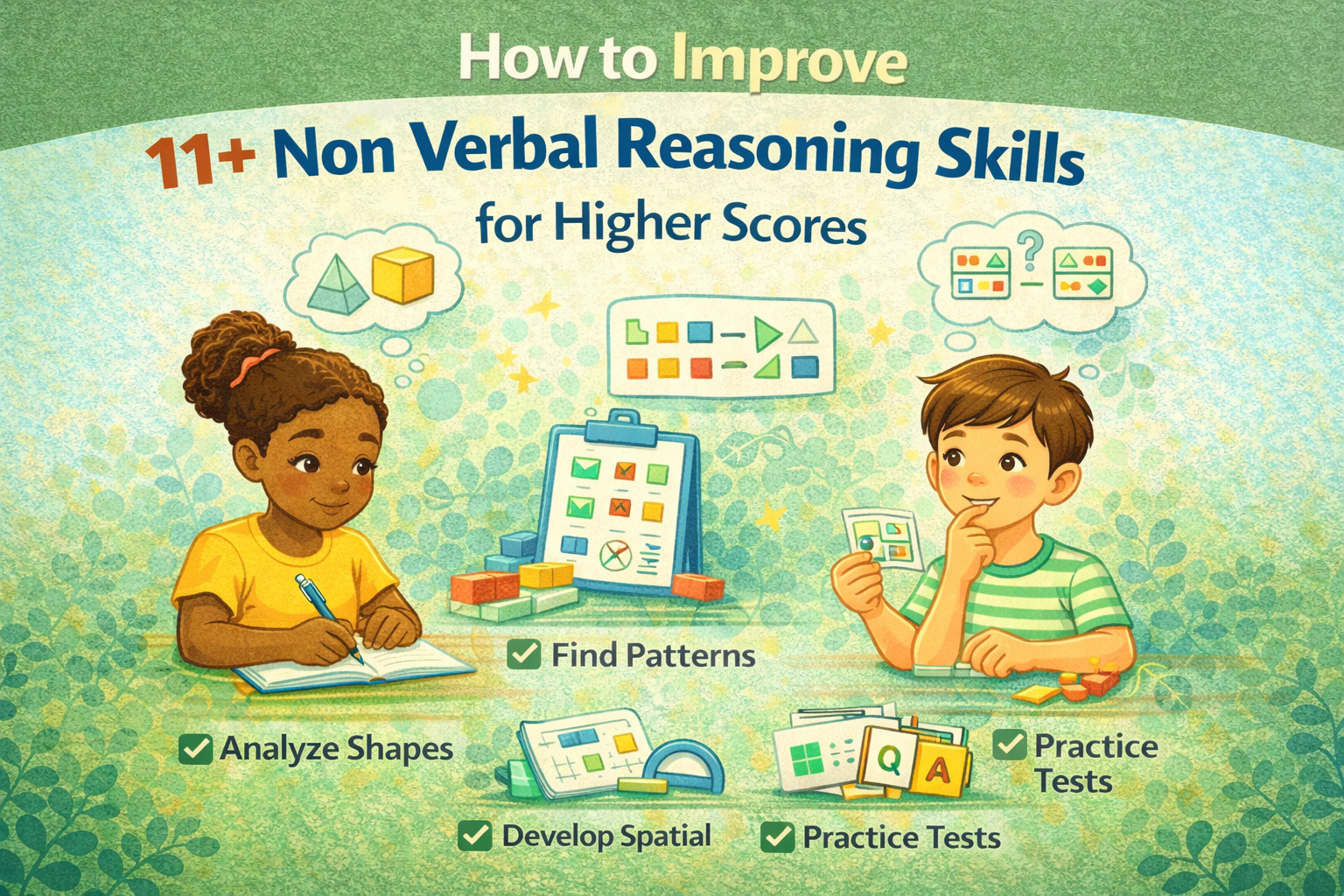 improve 11 plus non verbal reasoning